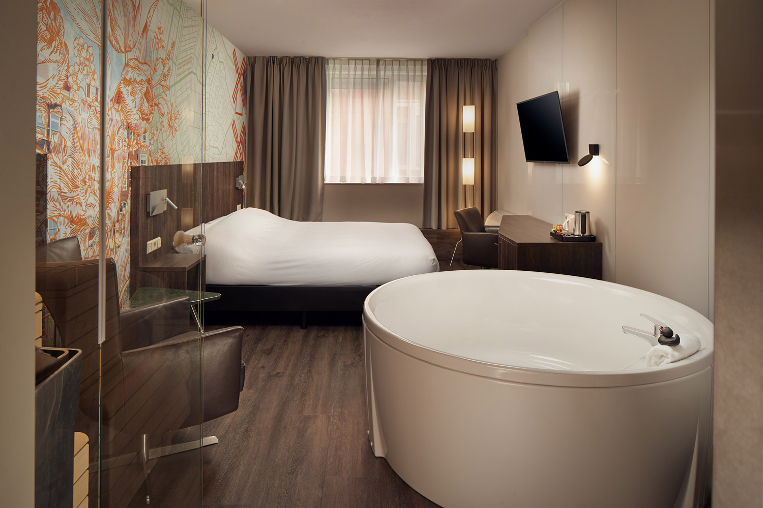 Inntel Hotels Amsterdam Centre - Wellness hotel Room - Overview