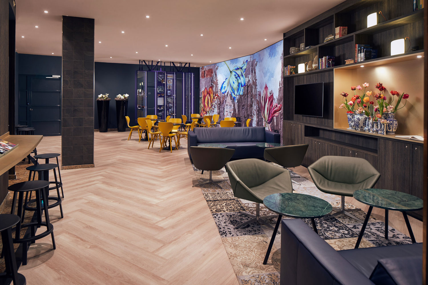 Inntel Hotels Amsterdam Centre - Wellness hotel 4 sterren Lounge