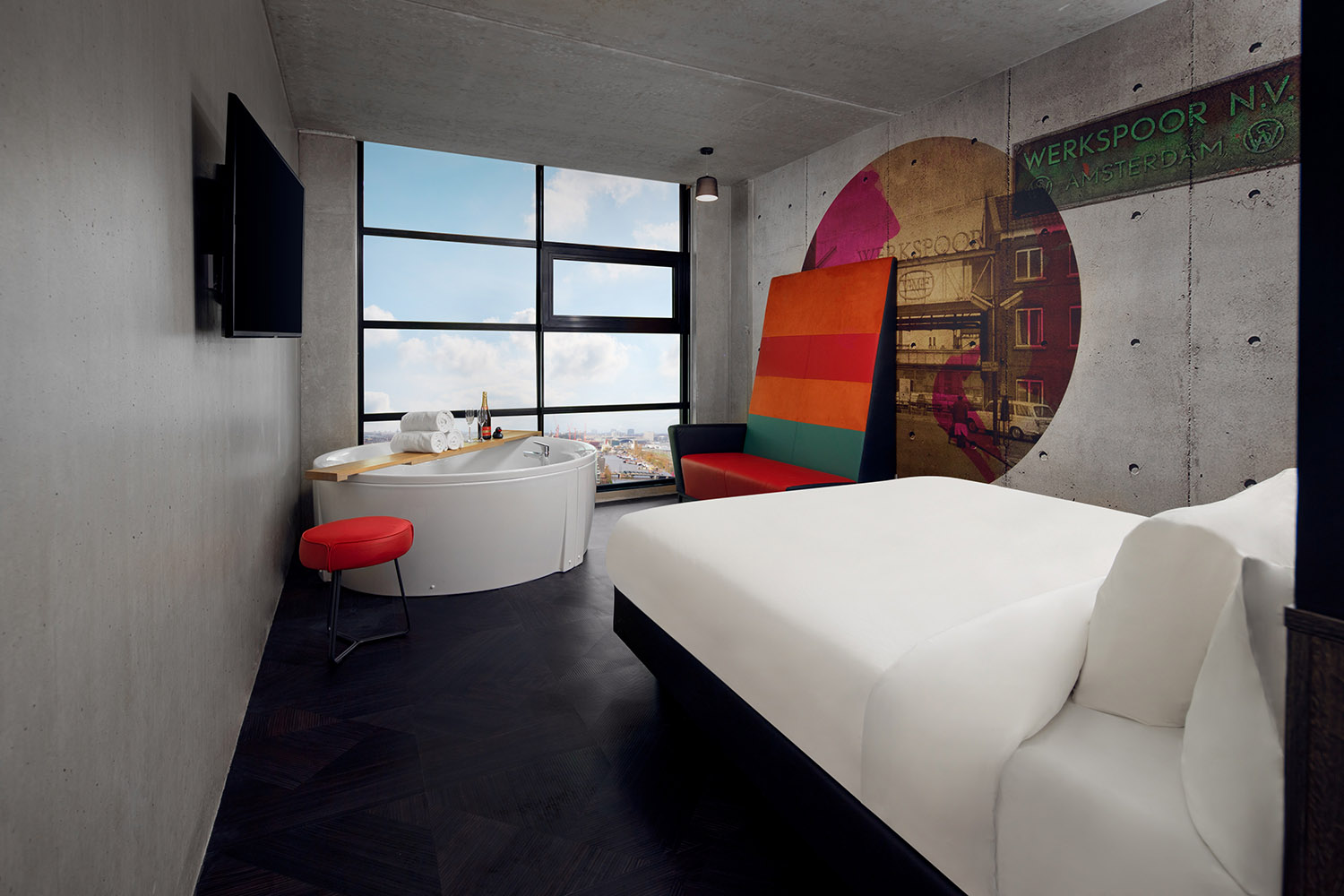 Inntel Hotels Landmark Amsterdam - Wellness hotel room whirlpool