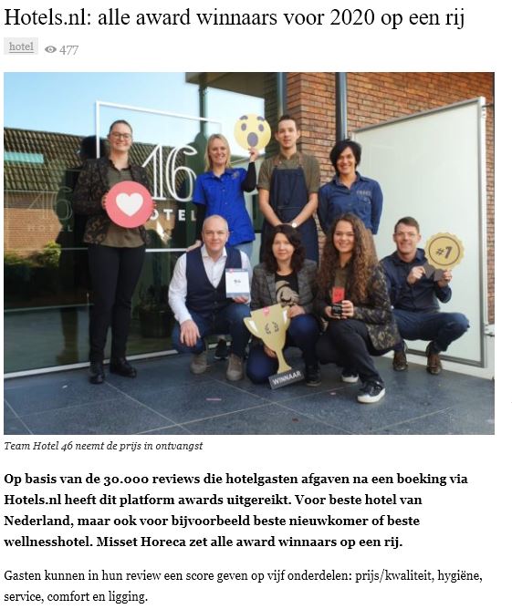 Mainport by Inntel Hotels - 5 sterren hotel Rotterdam - Misset Horeca