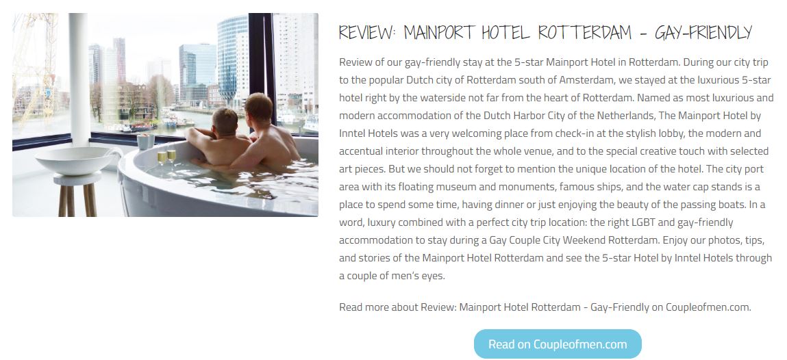 Tropital - Mainport by Inntel Hotels luxurious 5-star hotel in Rotterdam