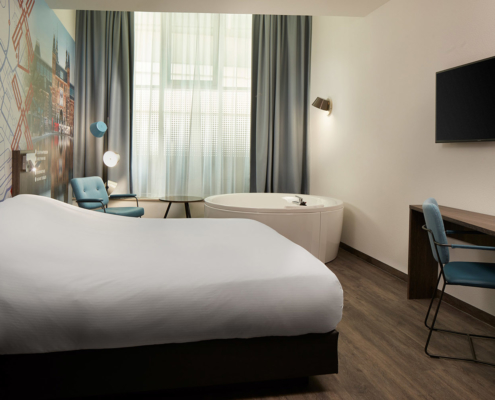 Inntel Hotels Amsterdam Centre - Spa kamer met bubbelbad